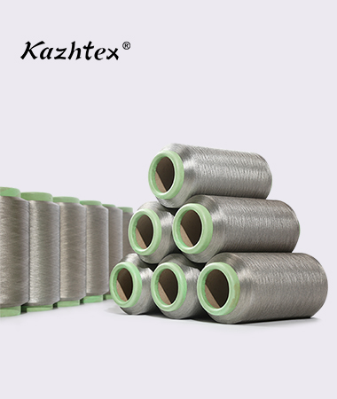 Kazhtex蘇州面料用高導電性銀纖維FDY定制70D